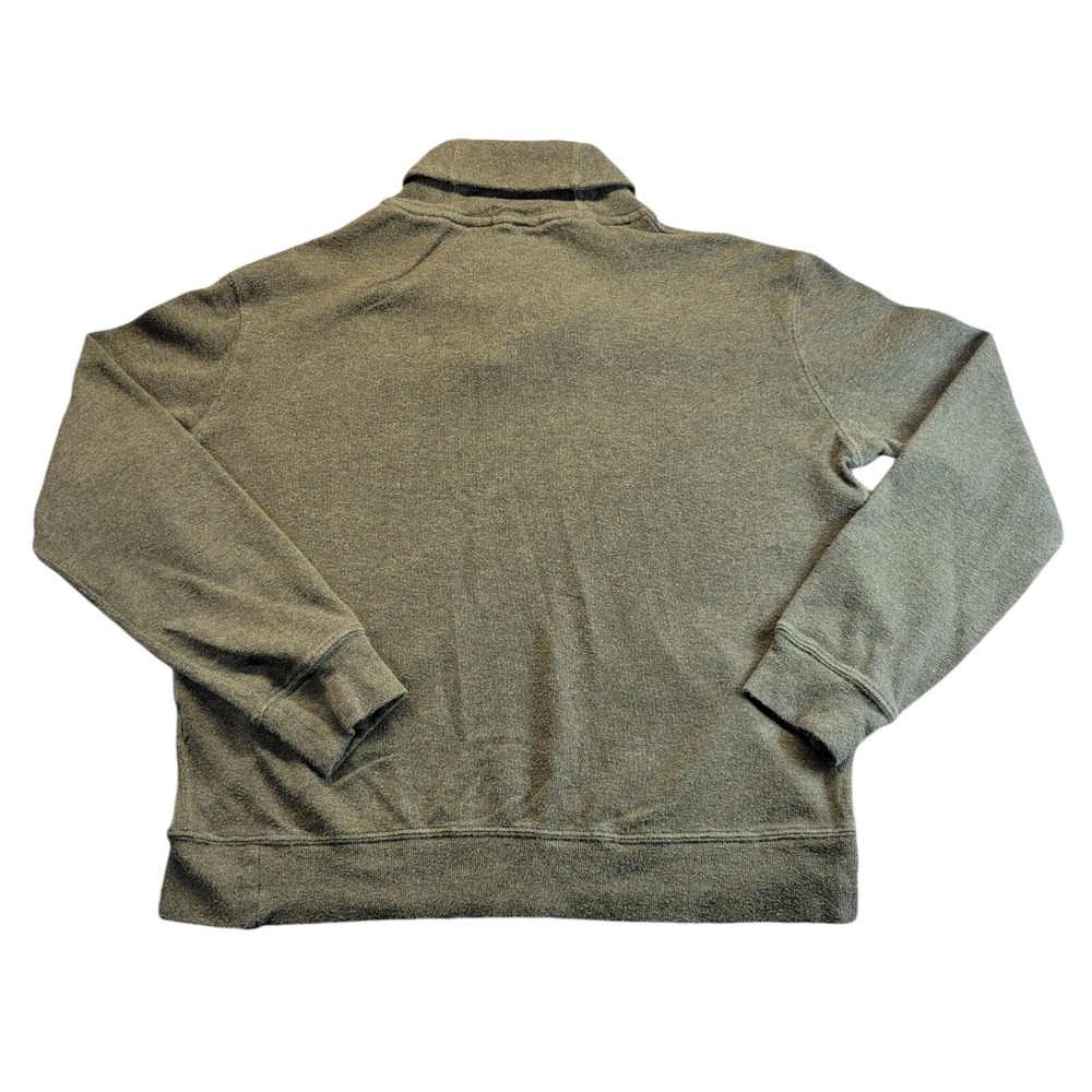 Polo Ralph Lauren Shawl Collar Pullover Sweater Green Size‎ Large Estate Rib - Picture 5 of 10
